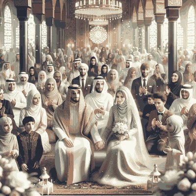 احتفال زفاف سعودي تقليدي يعرض التراث الثقافي والعادات