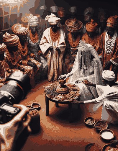 Traditional Senegal wedding attire displaying intricate designs and cultural significance