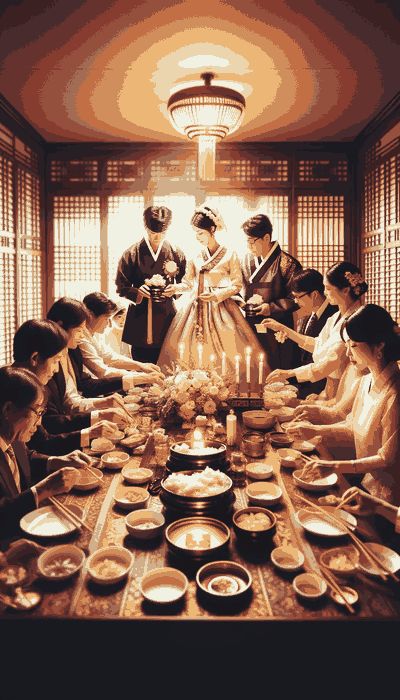 South Korea wedding ceremony featuring sacred rituals and cultural traditions