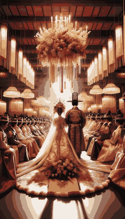 South Korea wedding reception with joyful celebrations and family gatherings