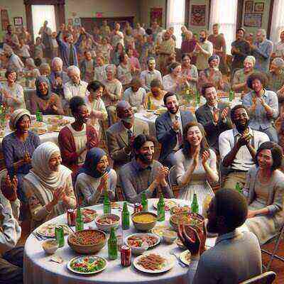 South Sudanese bride and groom in traditional wedding attire