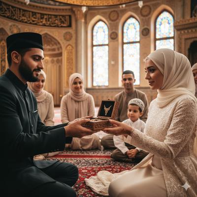 Sunni Muslim wedding tradition