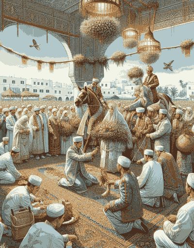 Traditional Tunisia wedding attire displaying intricate designs and cultural significance