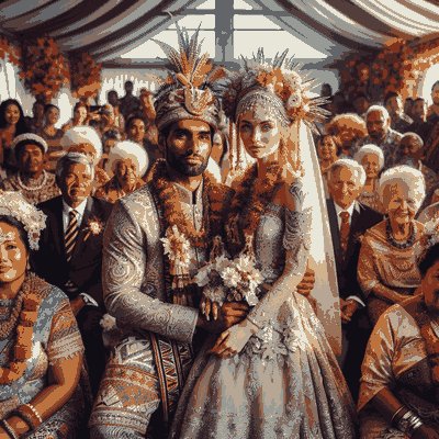 Tuvalu wedding ceremony