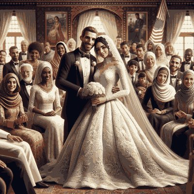 Estados Unidos tradicional boda celebración mostryo patrimonio cultural y costumbres